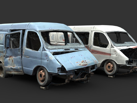 嘎斯羚羊被摧毁su模型