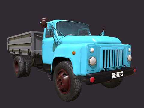 Gaz52卡车新版本su模型