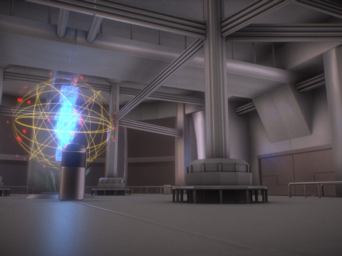 空间站场景进行中6测试su模型