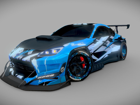 斯巴鲁 BRZ 2022 Pandem 空气动力学su模型