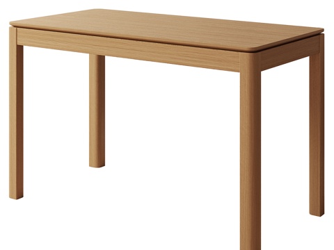 现代简约餐桌 餐桌 简约餐桌 方形餐桌 大理石餐桌 桌子3d模型