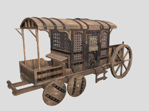 中世纪马车su模型