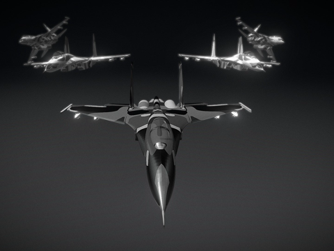 苏霍伊苏27侧卫su模型