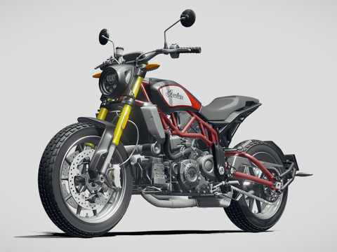 印第安FTR 1200 S 2019su模型