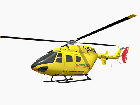 航空救援直升机su模型