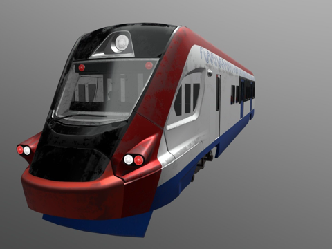 火车EG2T伏尔加su模型