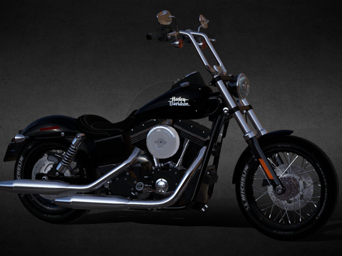哈雷戴维森 FXDB 戴纳 街头鲍勃su模型