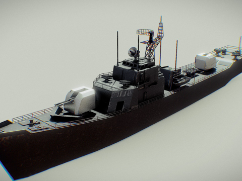 佩佳级 护卫舰 苏联舰船su模型