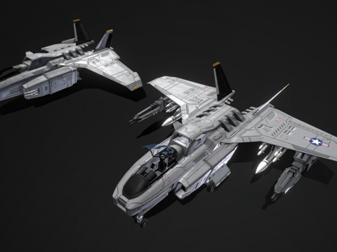 科幻战斗机 FX11su模型