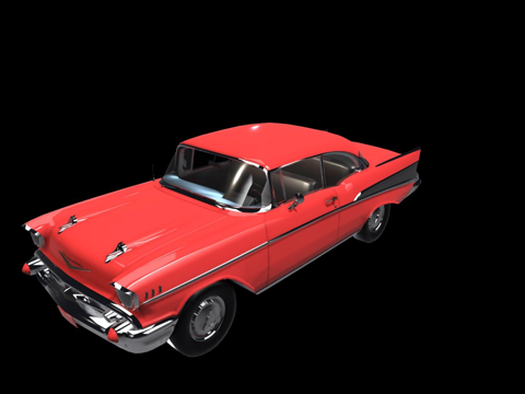 雪佛兰 贝尔艾尔su模型