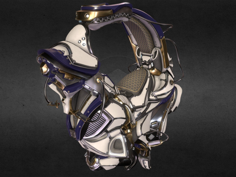 科幻自行车01su模型