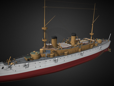 USS奥林匹亚C6su模型