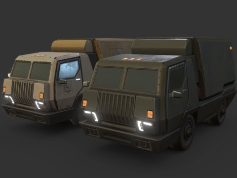 未来风格GAZ66su模型