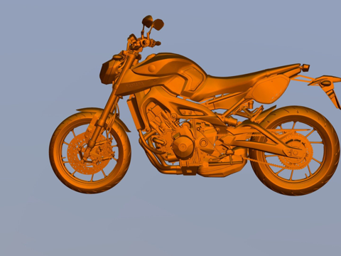 雅马哈 MT09 追踪者su模型
