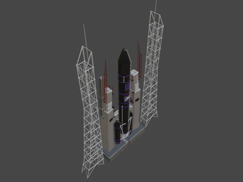 HIIA SC04AII火箭su模型