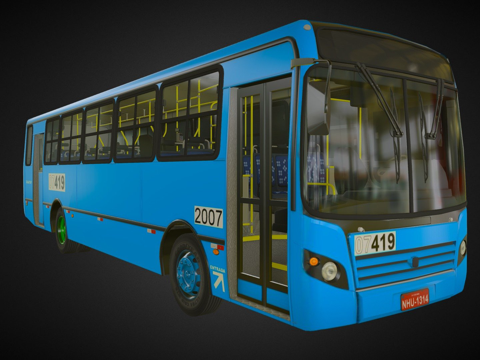 巴士卡 埃科斯 MB OF1721 完整su模型