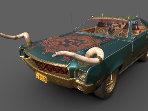 甘尼萨 汽车su模型