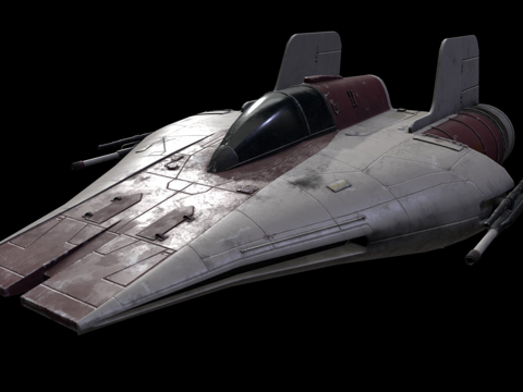 反抗军 A翼 星球大战su模型