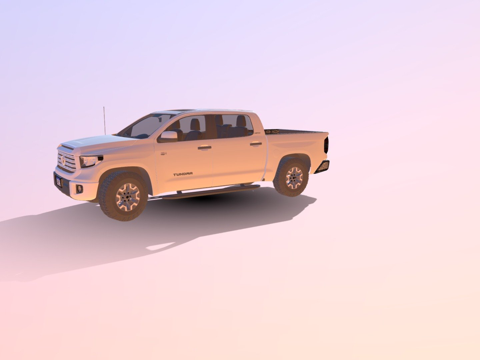 丰田坦途2017su模型