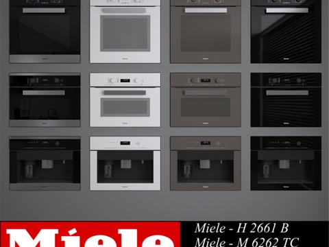  Miele 科技套装3d模型 