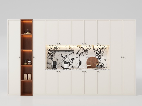 中古风酒柜3d模型