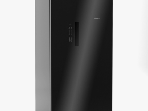  博世 - KAN92LB35G 8系列美式冰箱3d模型 