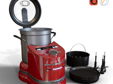  KitchenAid Artisan 厨房料理机3d模型 