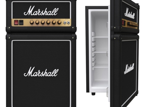 Marshall 冰箱3d模型 