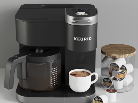 Keurig K-Duo 咖啡机3d模型 