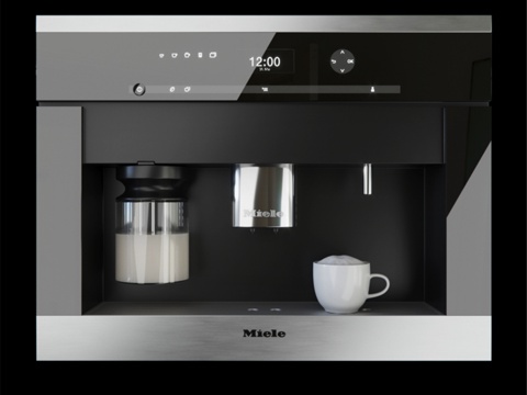  美诺 CVA 6401 嵌入式咖啡机3d模型 