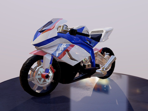  宝马RR 1000su模型 