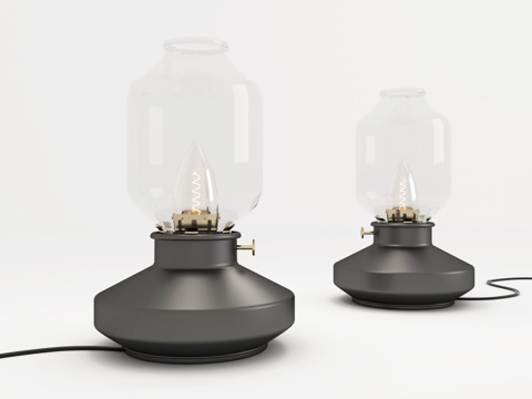  现代台灯 宜家台灯 IKEA TARNABY 塔娜比3d模型 