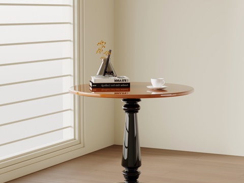  现代彩色边几 角几圆几su模型 