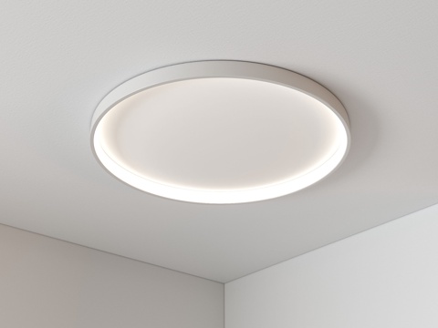  现代吸顶灯 极简吸顶灯 奶油风吸顶灯 儿童房吸顶灯3d模型 
