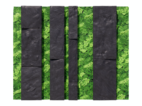  绿植墙 植生墙 绿墙su模型 