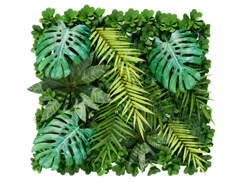  绿植墙 植生墙 绿墙su模型 