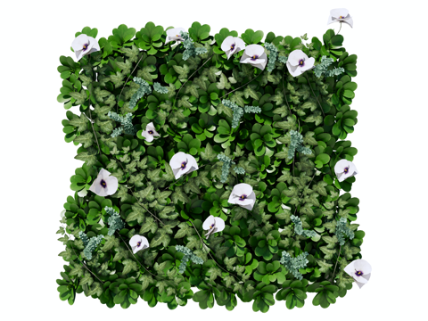  绿植墙 植生墙 绿墙su模型 