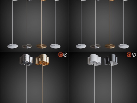  PITTORE 落地灯3d模型 