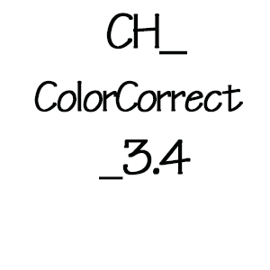 CH_ColorCorrect_3.4 提取码：jw6n