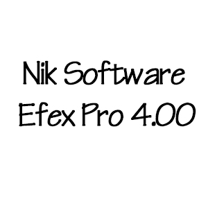 Nik Software Efex Pro 4.00 提取码：p4w5