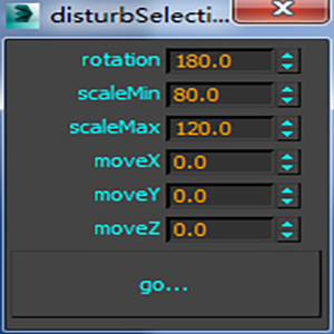随机旋转、移动、缩放物体 提取码：afev