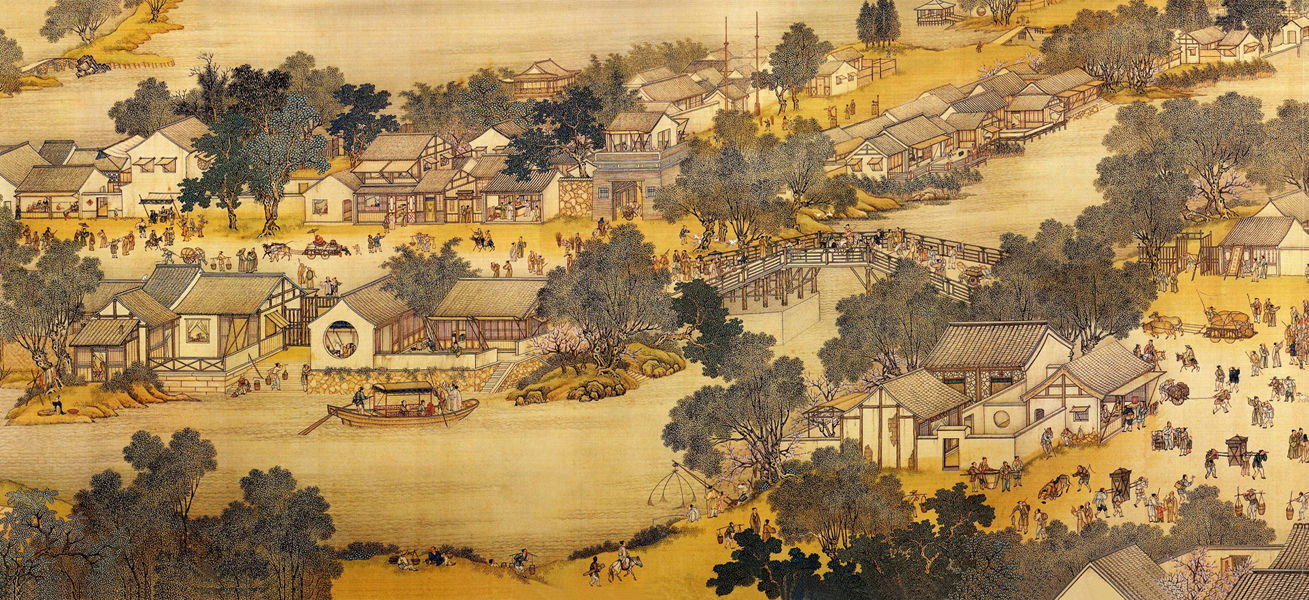 清明上河图-免费3dmax模型库-欧模网