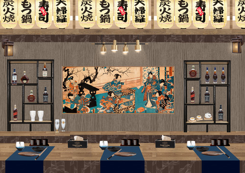 日式复古居酒屋酒吧