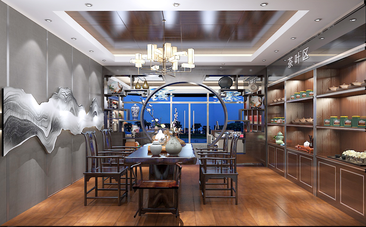 烟酒店设计效果图