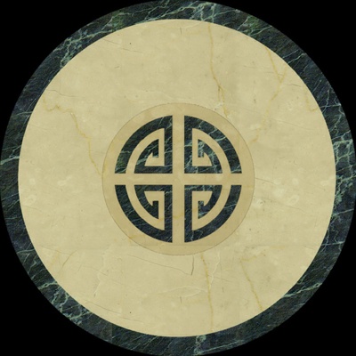  室外石材地面拼花地砖 