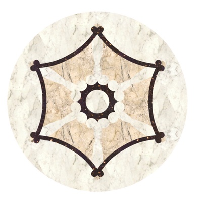  室外石材地面拼花地砖 