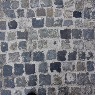  马牙石地面铺装 