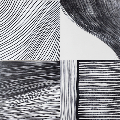  艺术花砖线条感瓷砖 