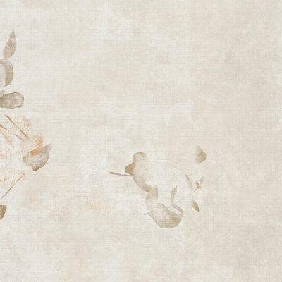  复古植物印花连纹花砖 