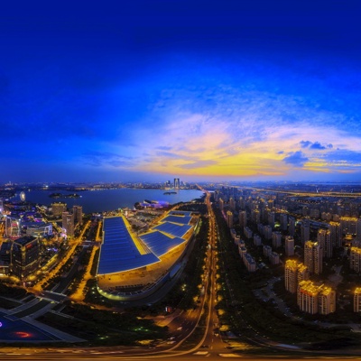  HDR苏州夜景，HDR城市夜景 
